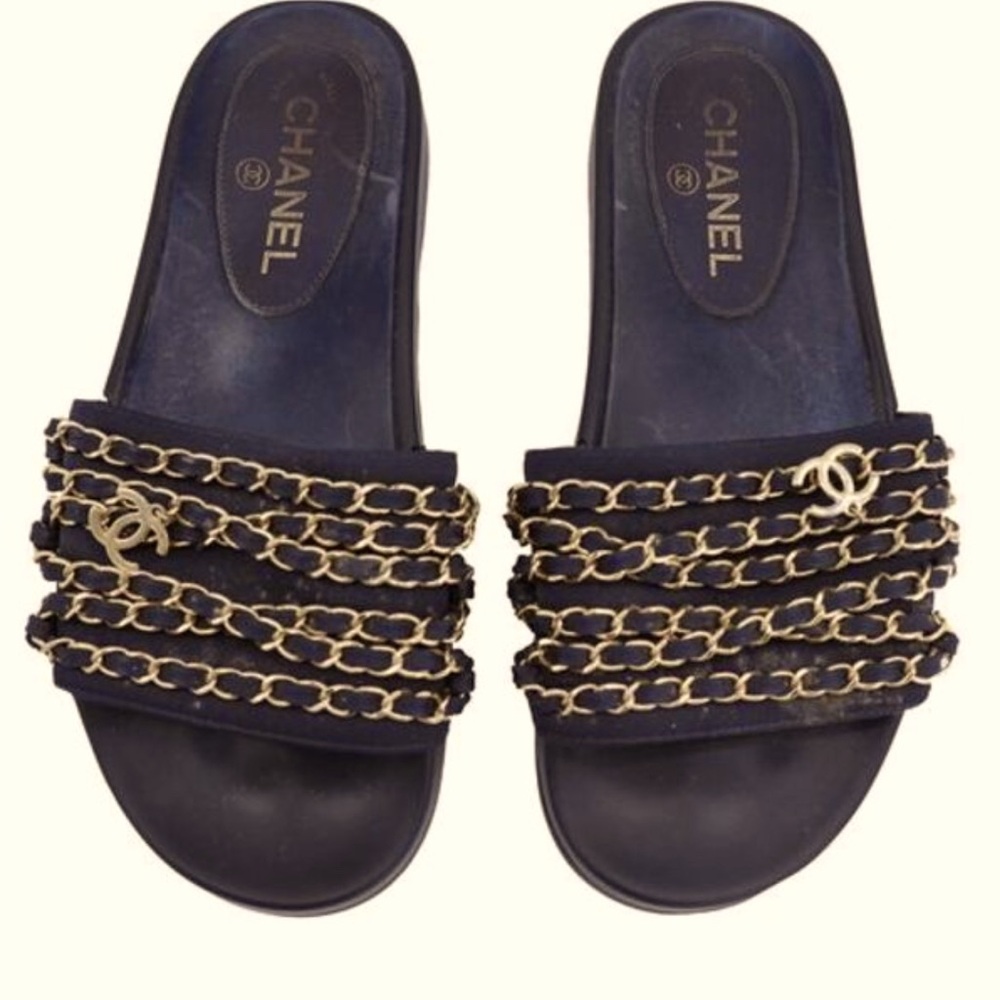 Chanel chain slides